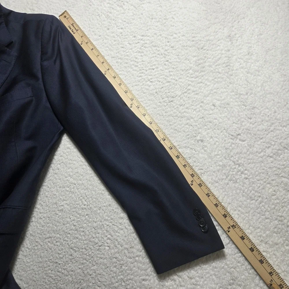 Peter Millar 44T Navy Wool Blazer Jacket Men‎ Made Canada 100% Wool performance